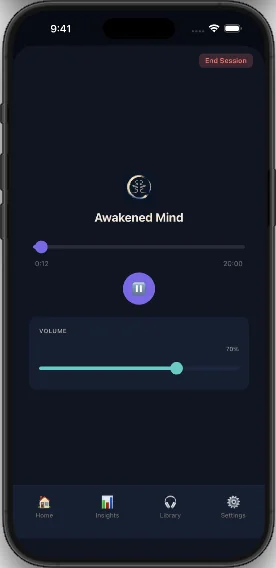 Awakened Mind player screen